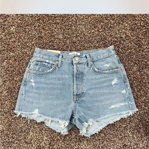 AGOLDE Parker shorts in “swamp meet”